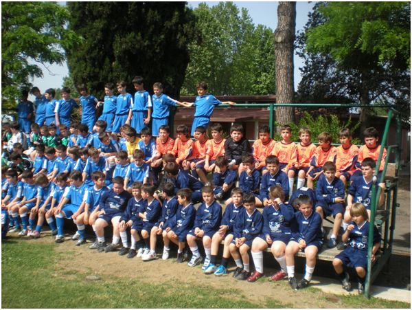 Visita delle scuole calcio vieswtane al'Acquacetosa