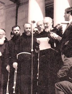 Padre Pio all'inaugurazione di Casa Sollievo della Sofferenza